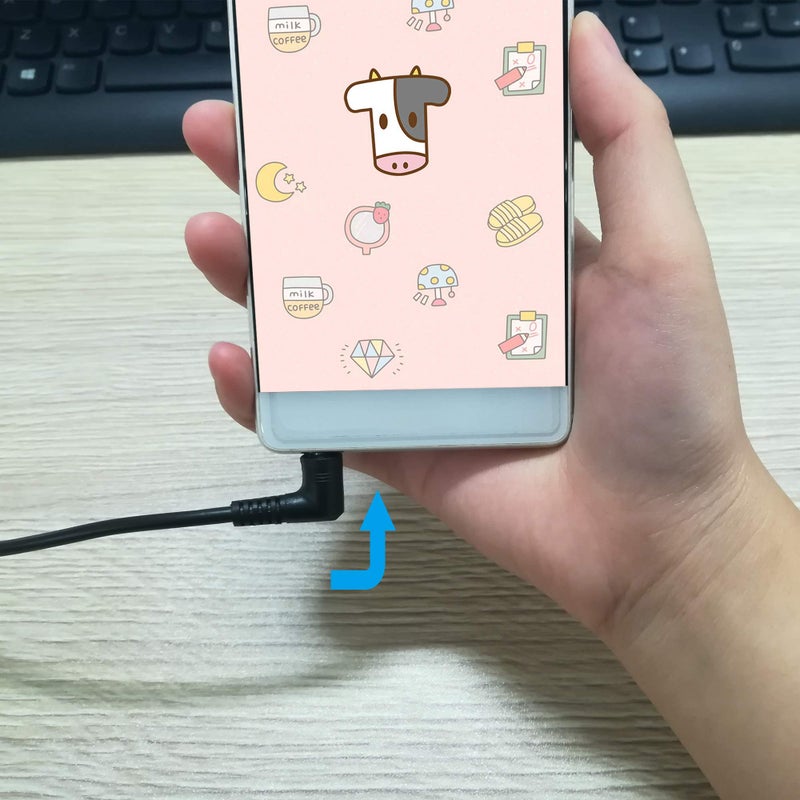 SinLoon 3.5mm TRRS Cable, (2-Pack) Gold Plated 90 Degree Right & Left Angled 3.5mm Stereo 4-Pole Male to Male Auxiliary Audio Cable for Smartphones,Tablets,Players Microphone(4-P,9inch) - Image 5